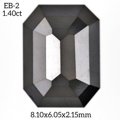 EB2 - Black emerald diamond - Rubysta