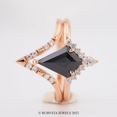 Black Kite diamond ring combo - Rubysta