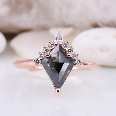 Bold and Beautiful: Our Exquisite Kite Diamond Engagement Ring Ethically-sourced kite diamond engagement ring - Rubysta