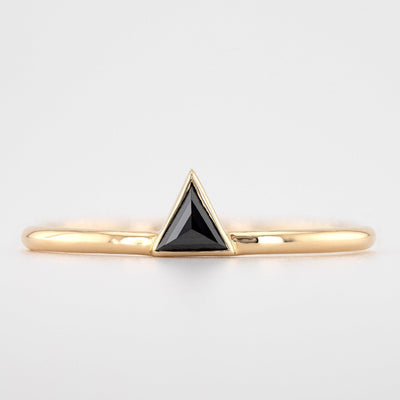 Black diamond wedding ring | Engagement Ring | Black diamond ring - Rubysta