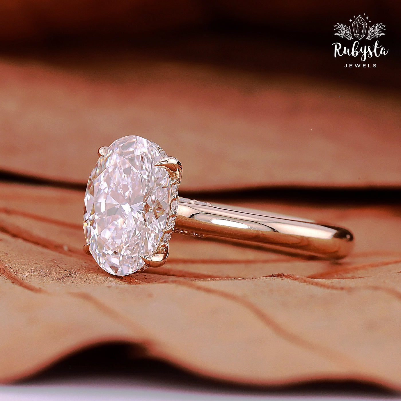 2ct Oval Lab Grown Diamond Ring | IGI Certified E/VVS2 | Claw Prong Solitaire | Ethical Gold Engagement Ring