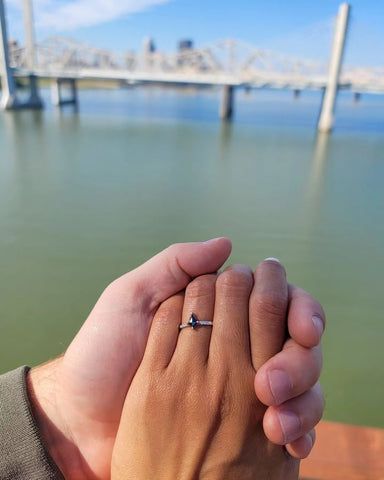 Today, we made a new memory at the site where we first met and later had our first date. 💍