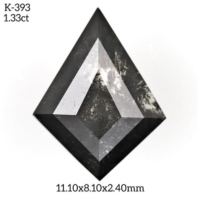 K393 - Salt and pepper kite diamond - Rubysta