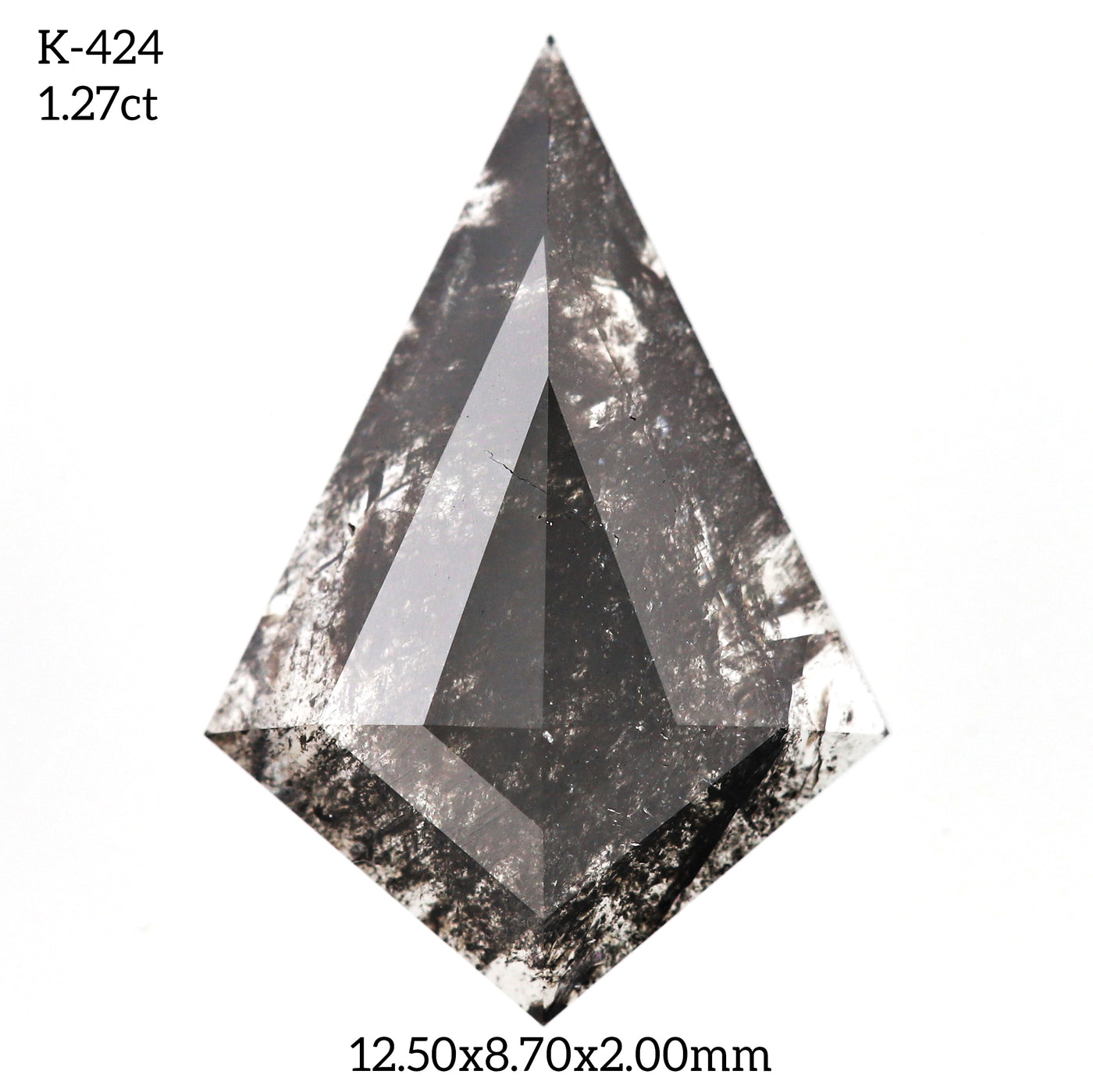 K424 - Salt and pepper kite diamond