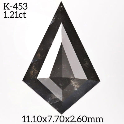 K453 - Salt and pepper kite diamond - Rubysta