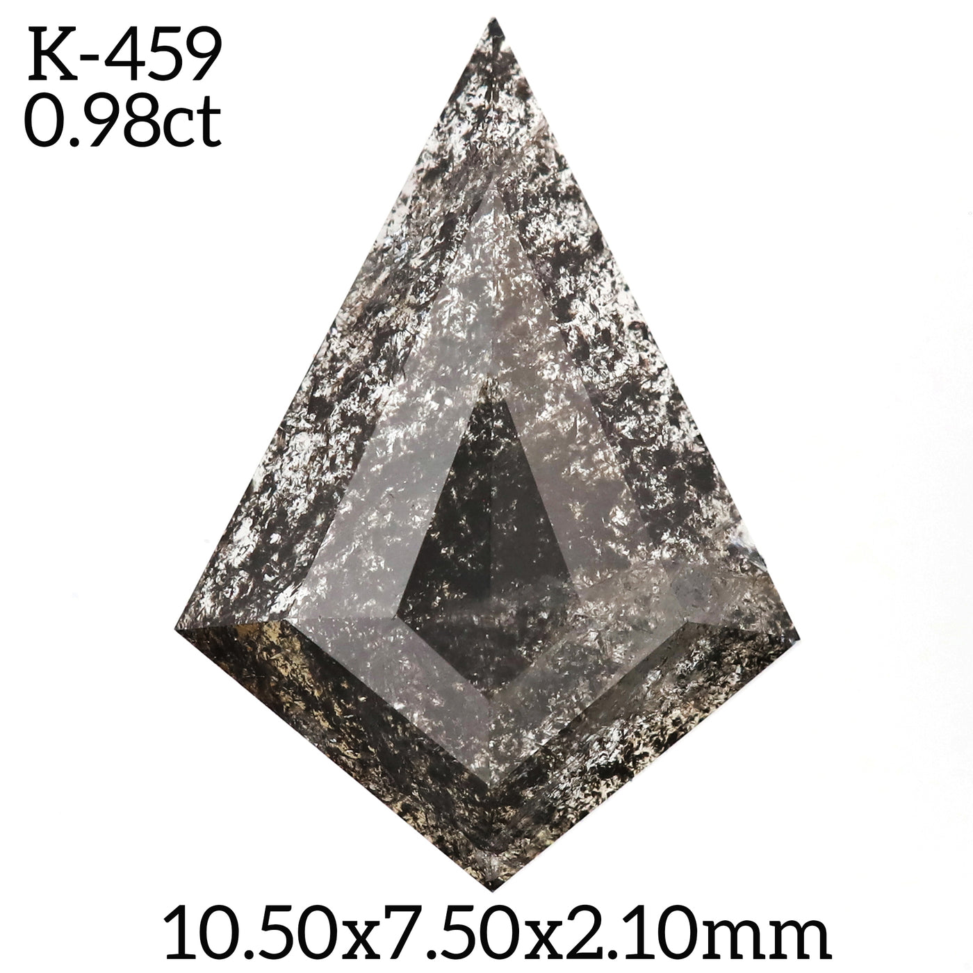 K459 - Salt and pepper kite diamond