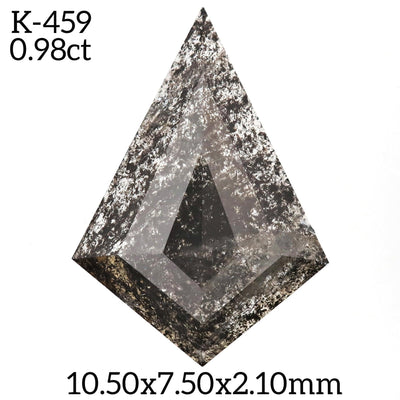 K459 - Salt and pepper kite diamond - Rubysta