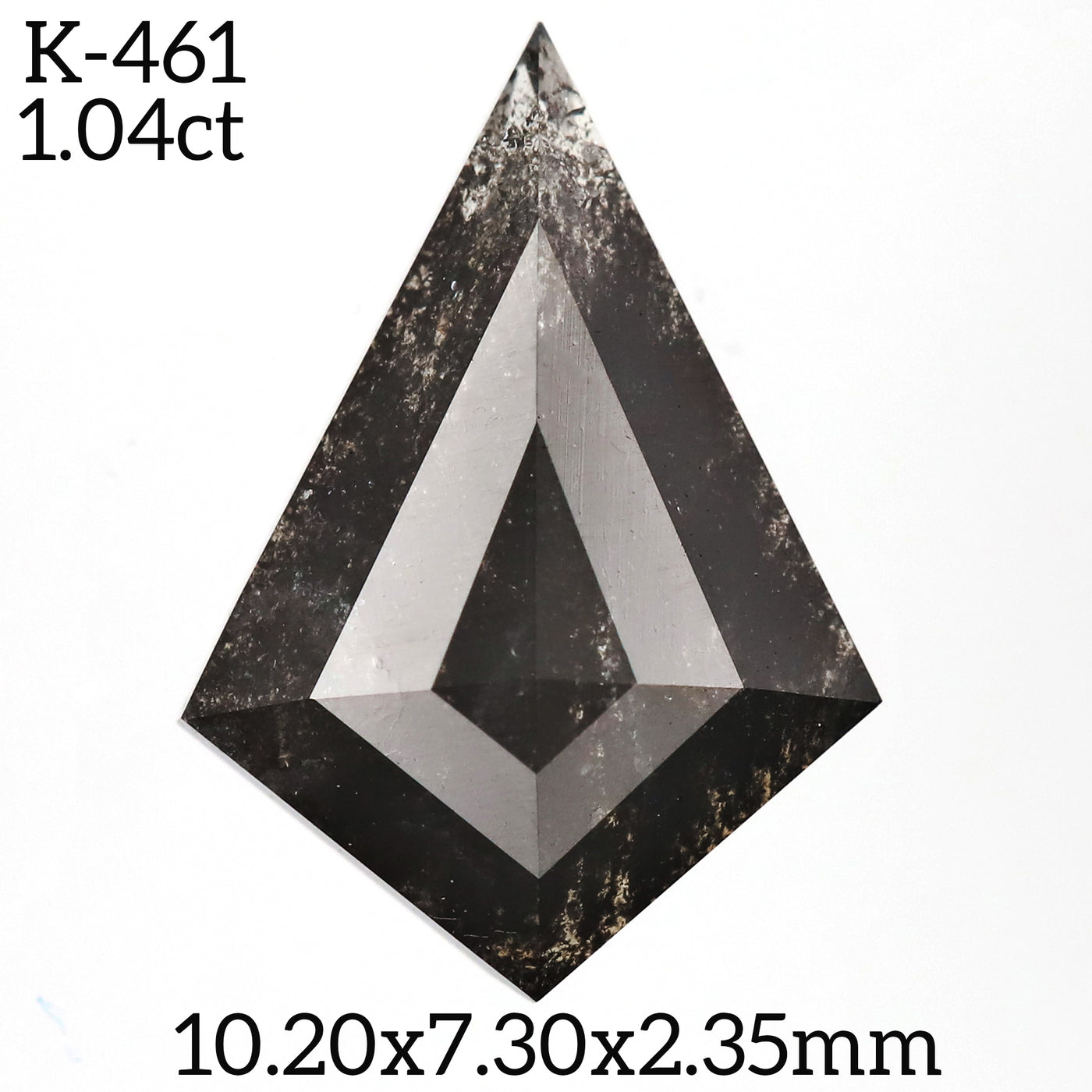 K461 - Salt and pepper kite diamond