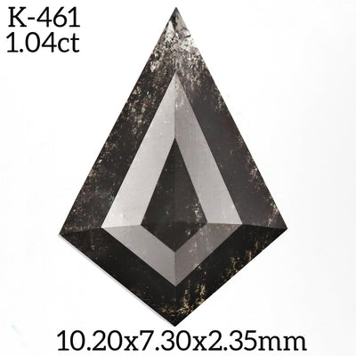 K461 - Salt and pepper kite diamond - Rubysta