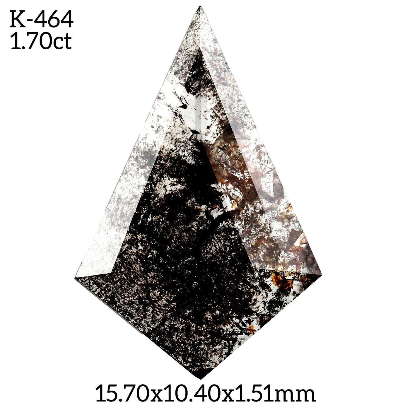 K464 - Salt and pepper kite diamond - Rubysta