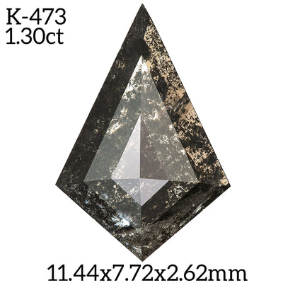 K473 - Salt and pepper kite diamond