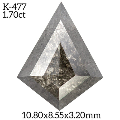 K477 - Salt and pepper kite diamond