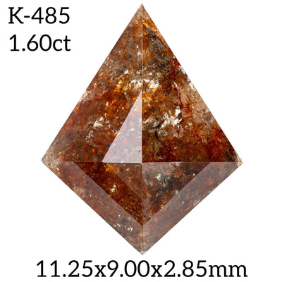 K485 - Salt and pepper kite diamond - Rubysta