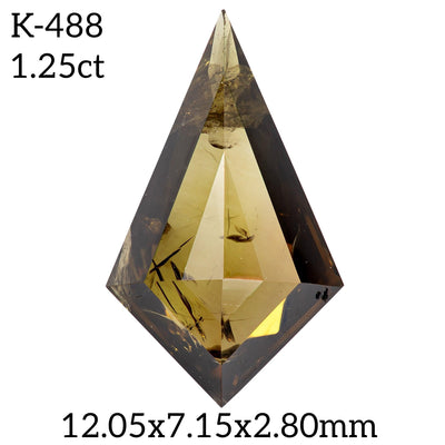 K488 - Salt and pepper kite diamond - Rubysta