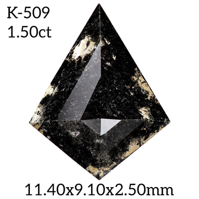 K509 - Salt and pepper kite diamond - Rubysta