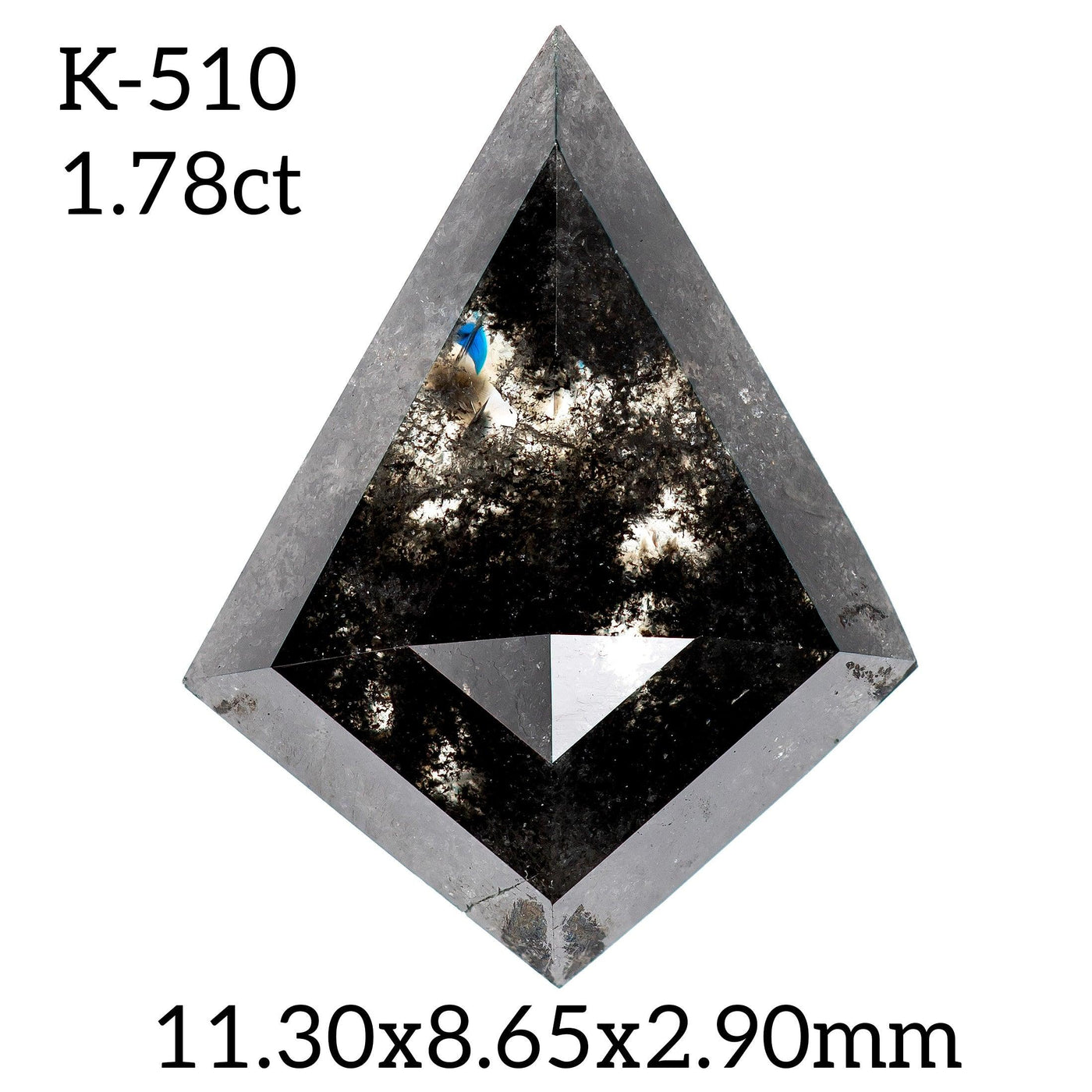 K510 - Salt and pepper kite diamond - Rubysta