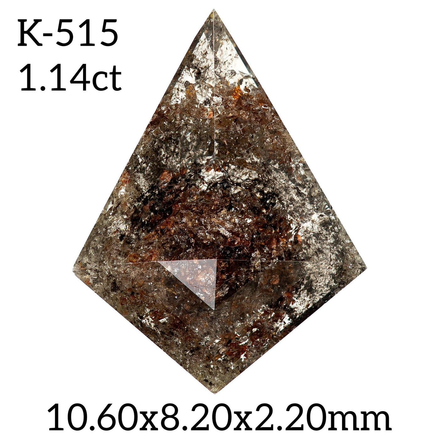 K515- Salt and pepper kite diamond - Rubysta