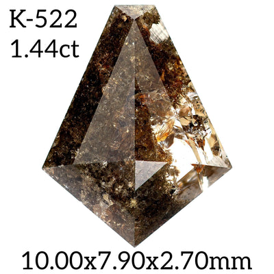 K522- Salt and pepper kite diamond - Rubysta