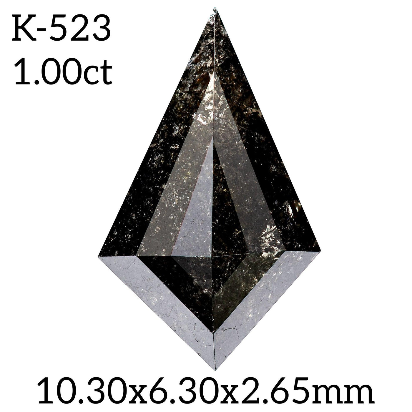 K523- Salt and pepper kite diamond - Rubysta