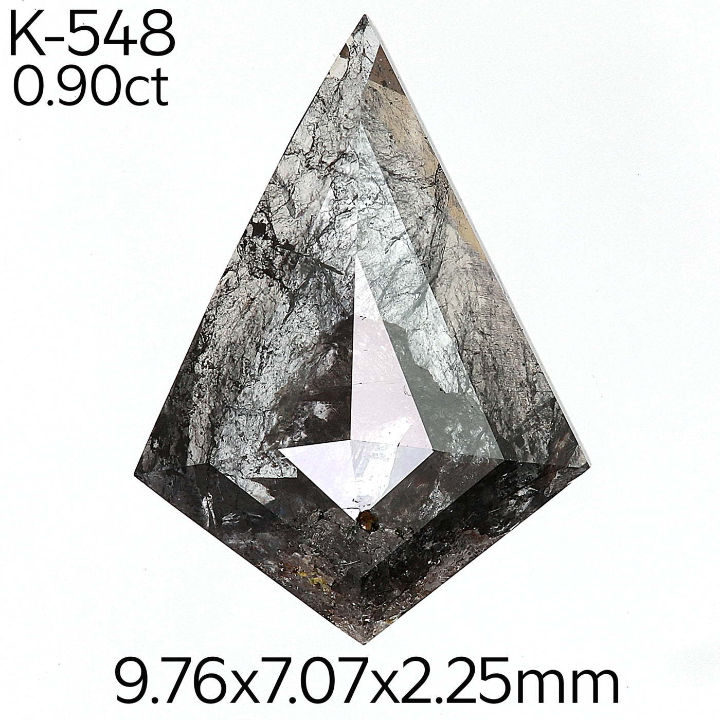 K548- Salt and pepper kite diamond