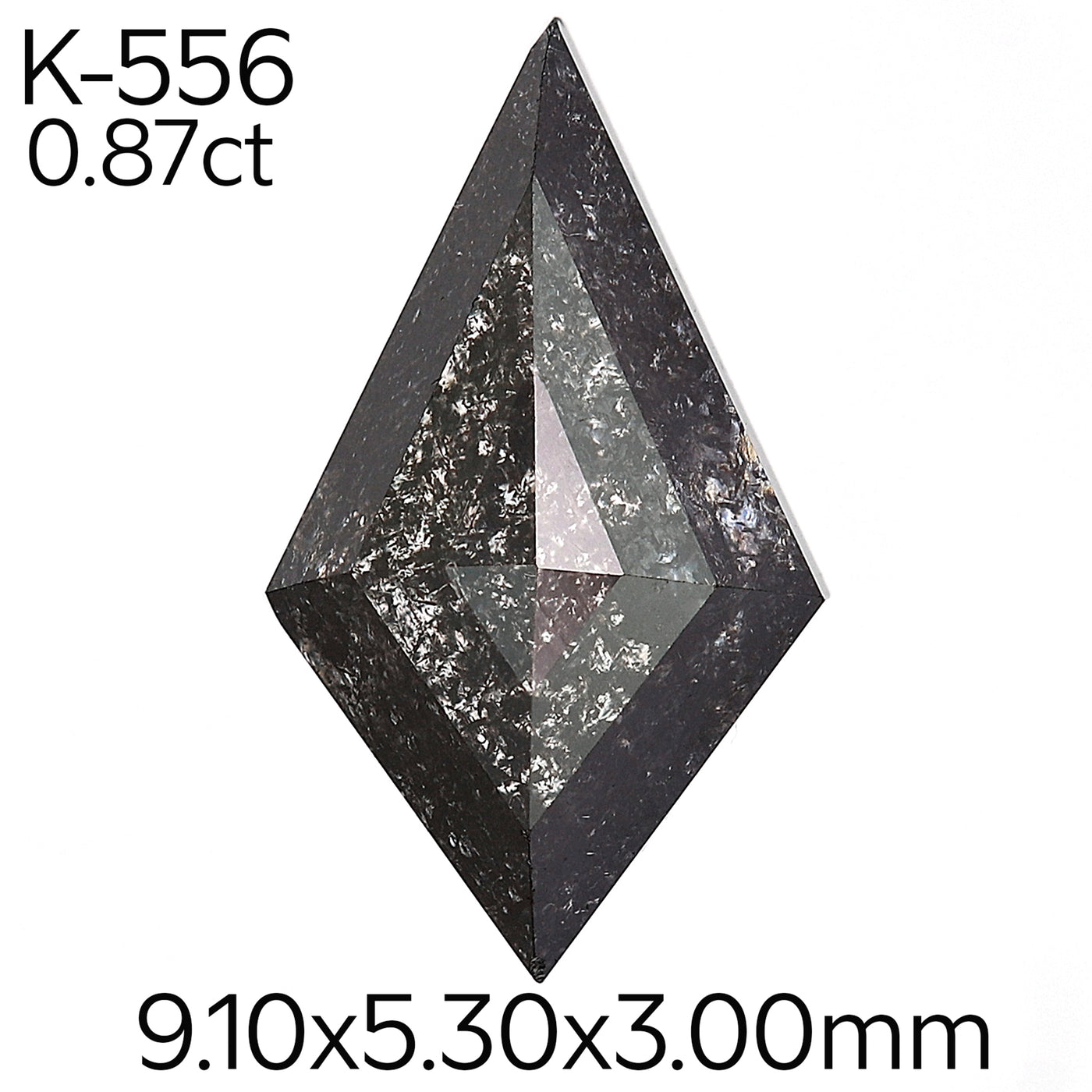 K556 - Salt and pepper kite diamond