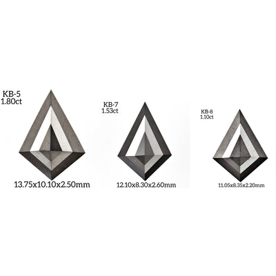 K481 - Salt and pepper kite diamond