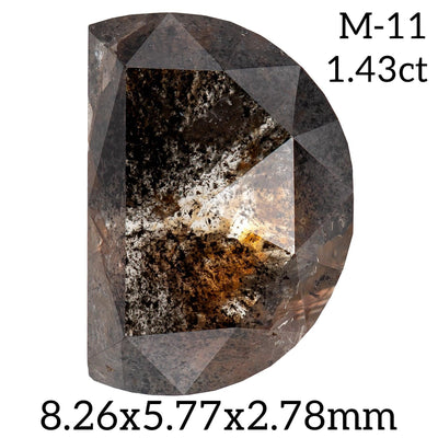 M11 - Salt and pepper Moon diamond - Rubysta