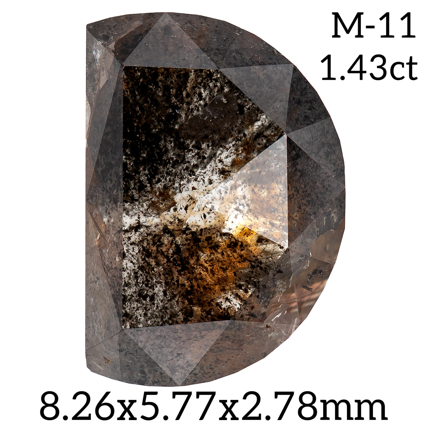 M11 - Salt and pepper Moon diamond