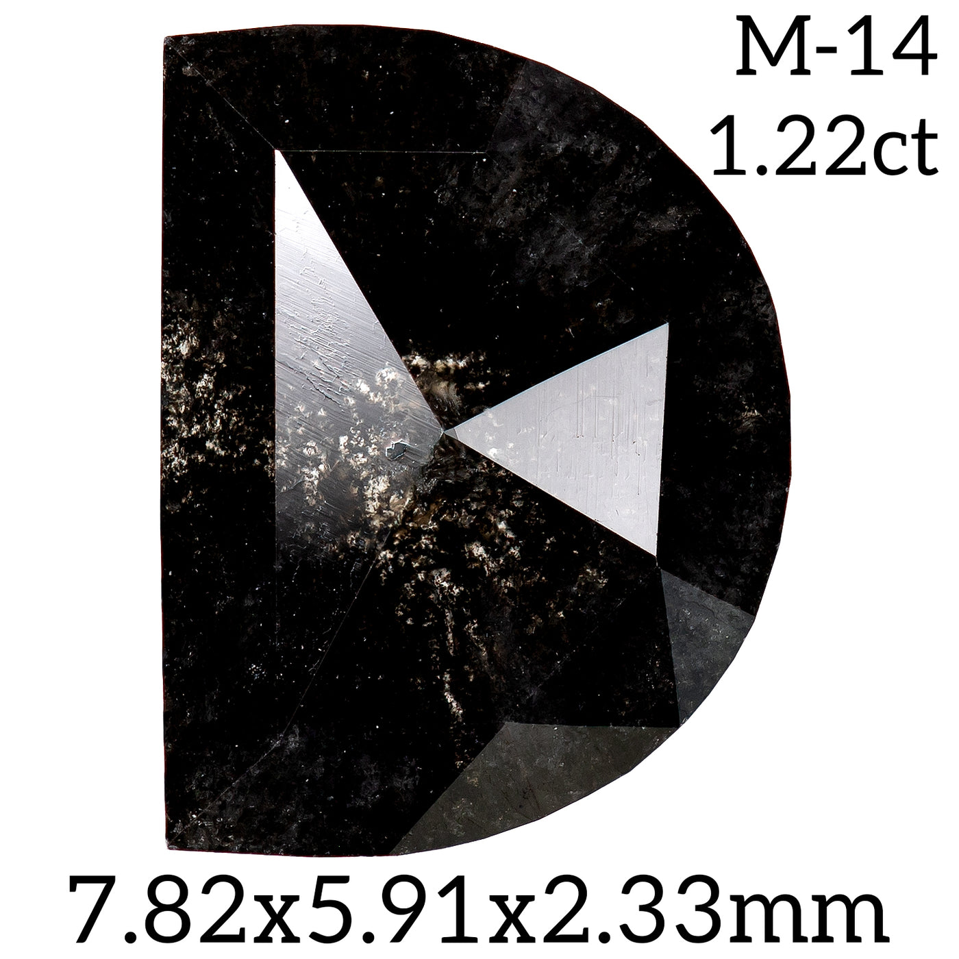 M14 - Salt and pepper Moon diamond