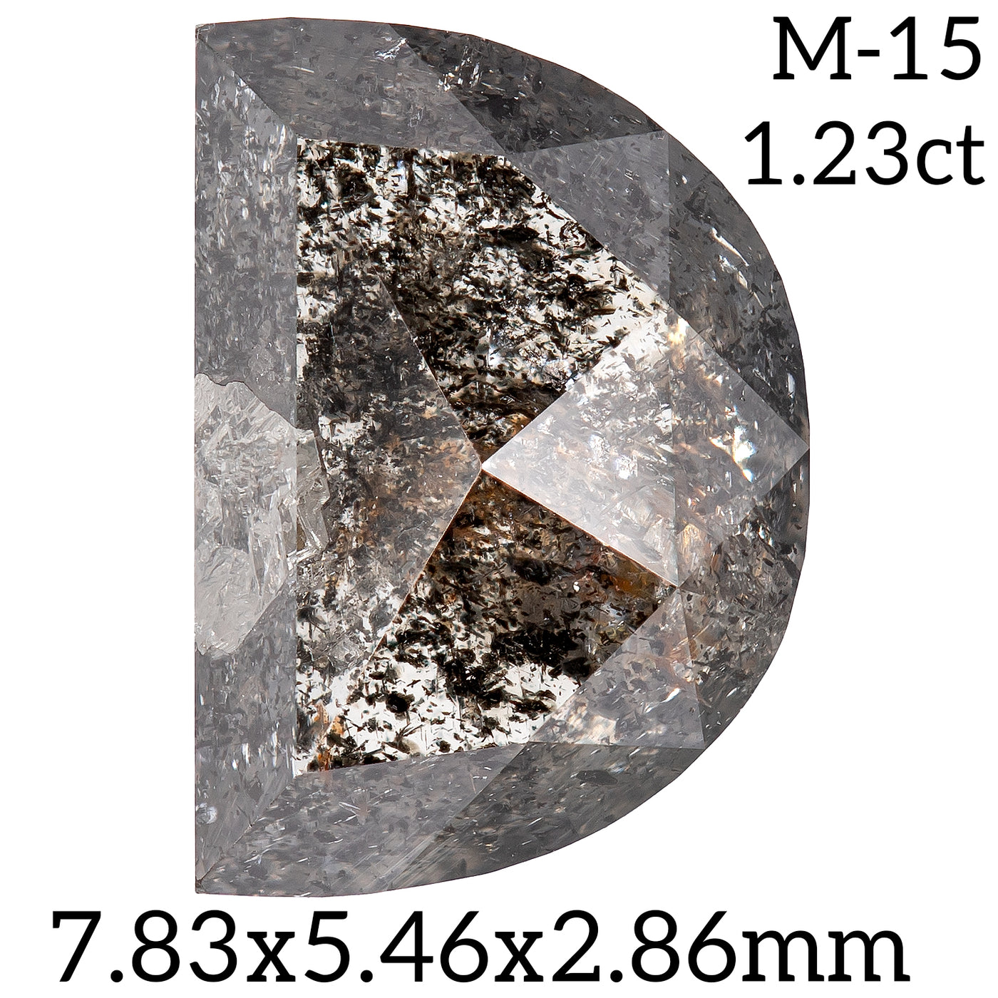 M15 - Salt and pepper Moon diamond