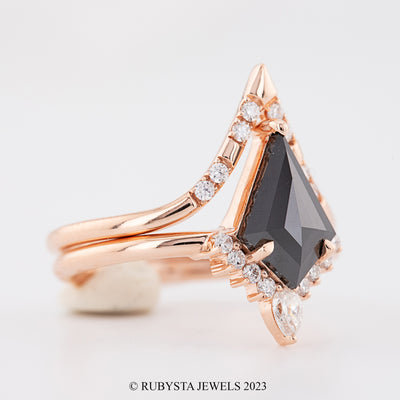 Black Kite diamond ring