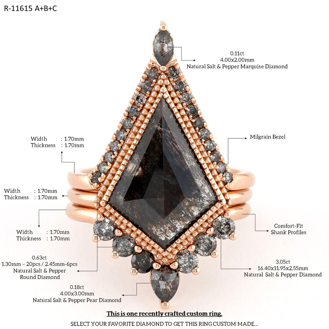 Crafted with Precision and Care: Our Kite Diamond Engagement Ring – Rubysta