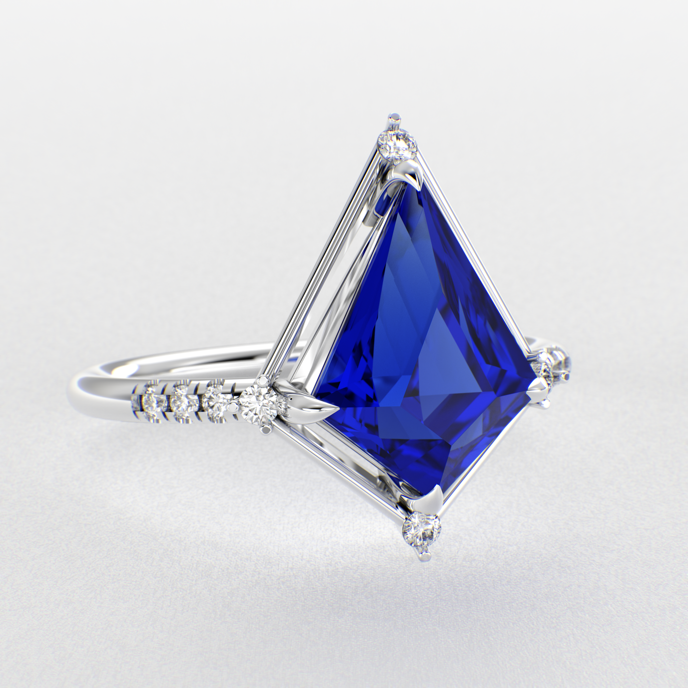 Kite-Cut Blue Sapphire  Diamonds: Redefining Jewelry Trends in 2025