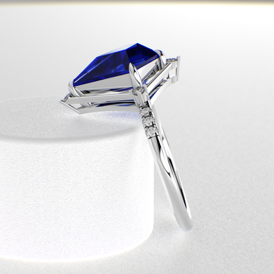 Kite-Cut Blue Sapphire  Diamonds: Redefining Jewelry Trends in 2025