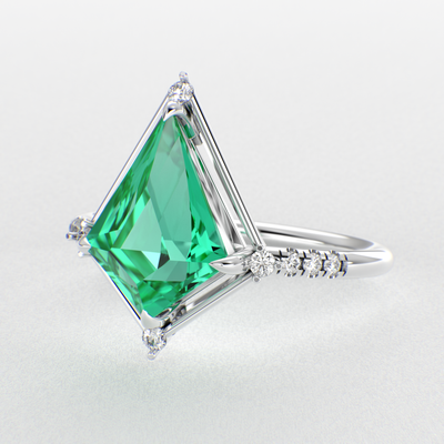 Kite-Cut Green Emerald Diamonds: Redefining Jewelry Trends in 2025