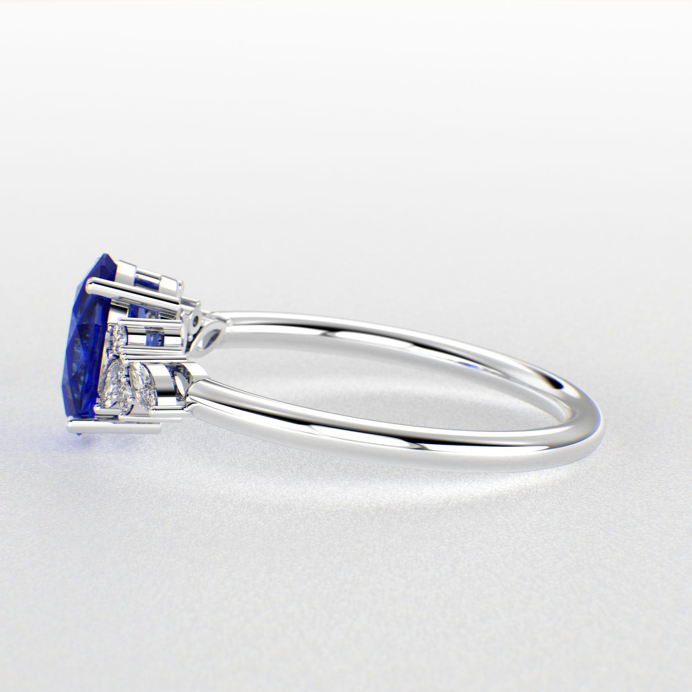 Bold and Brilliant: Blue Oval and Marquise Diamonds Creating Iconic Trends