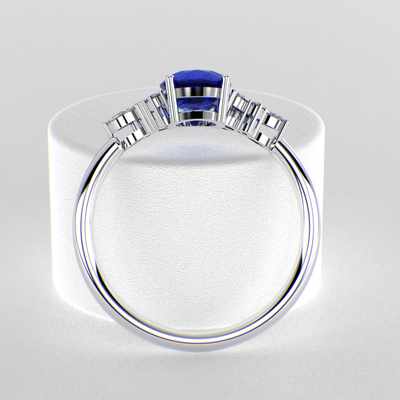 Bold and Brilliant: Blue Oval and Marquise Diamonds Creating Iconic Trends