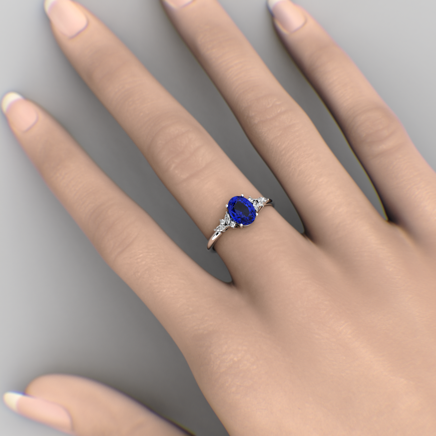 Bold and Brilliant: Blue Oval and Marquise Diamonds Creating Iconic Trends