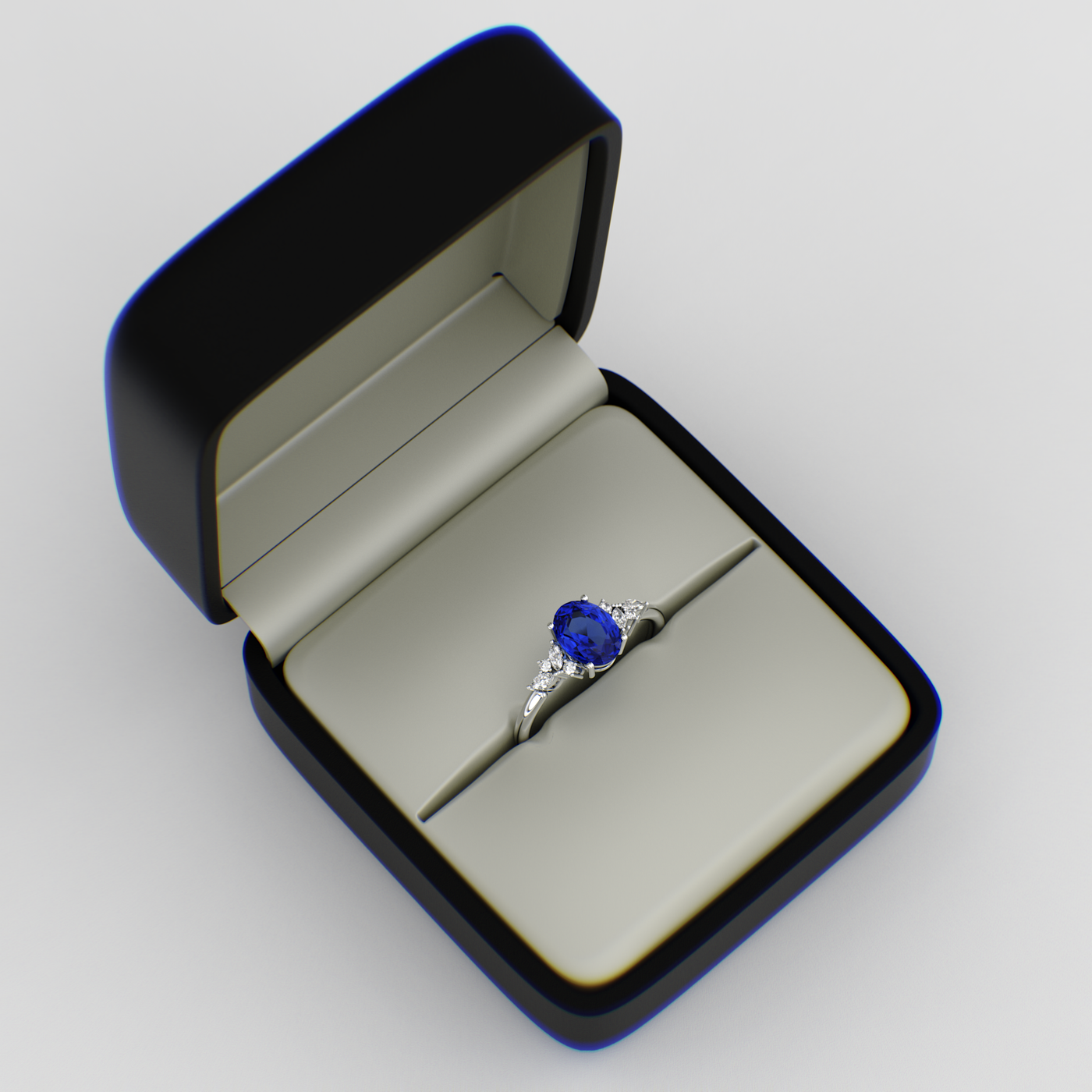 Bold and Brilliant: Blue Oval and Marquise Diamonds Creating Iconic Trends