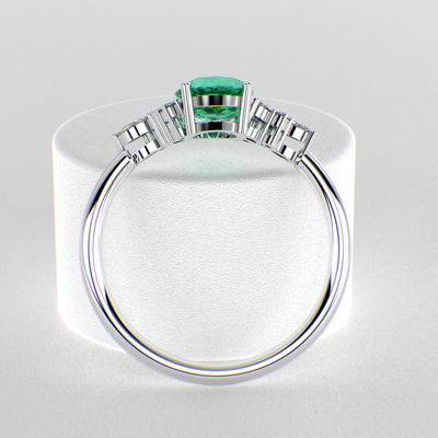 Bold and Brilliant: Green  Oval and Marquise Diamonds Creating Iconic Trends