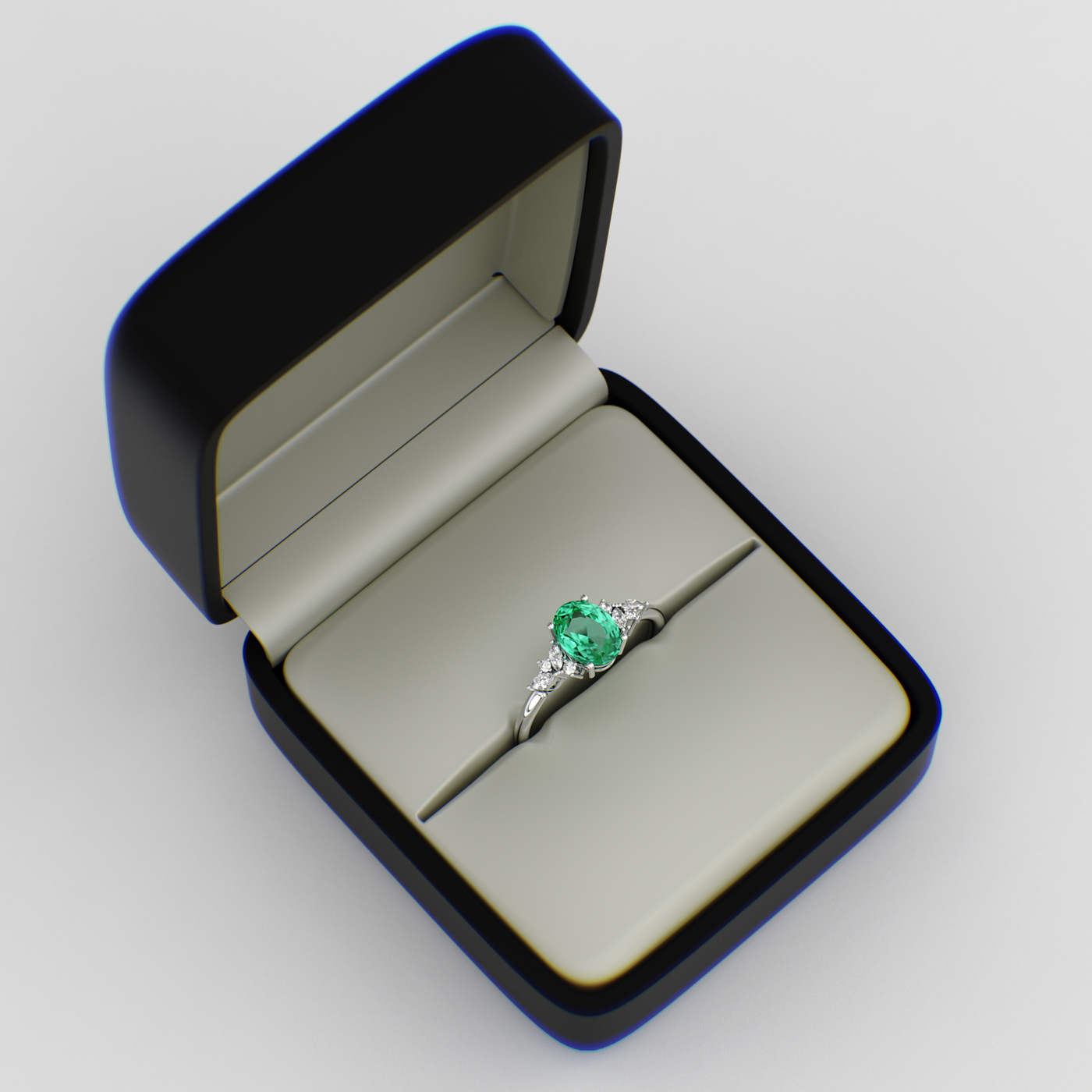 Bold and Brilliant: Green  Oval and Marquise Diamonds Creating Iconic Trends