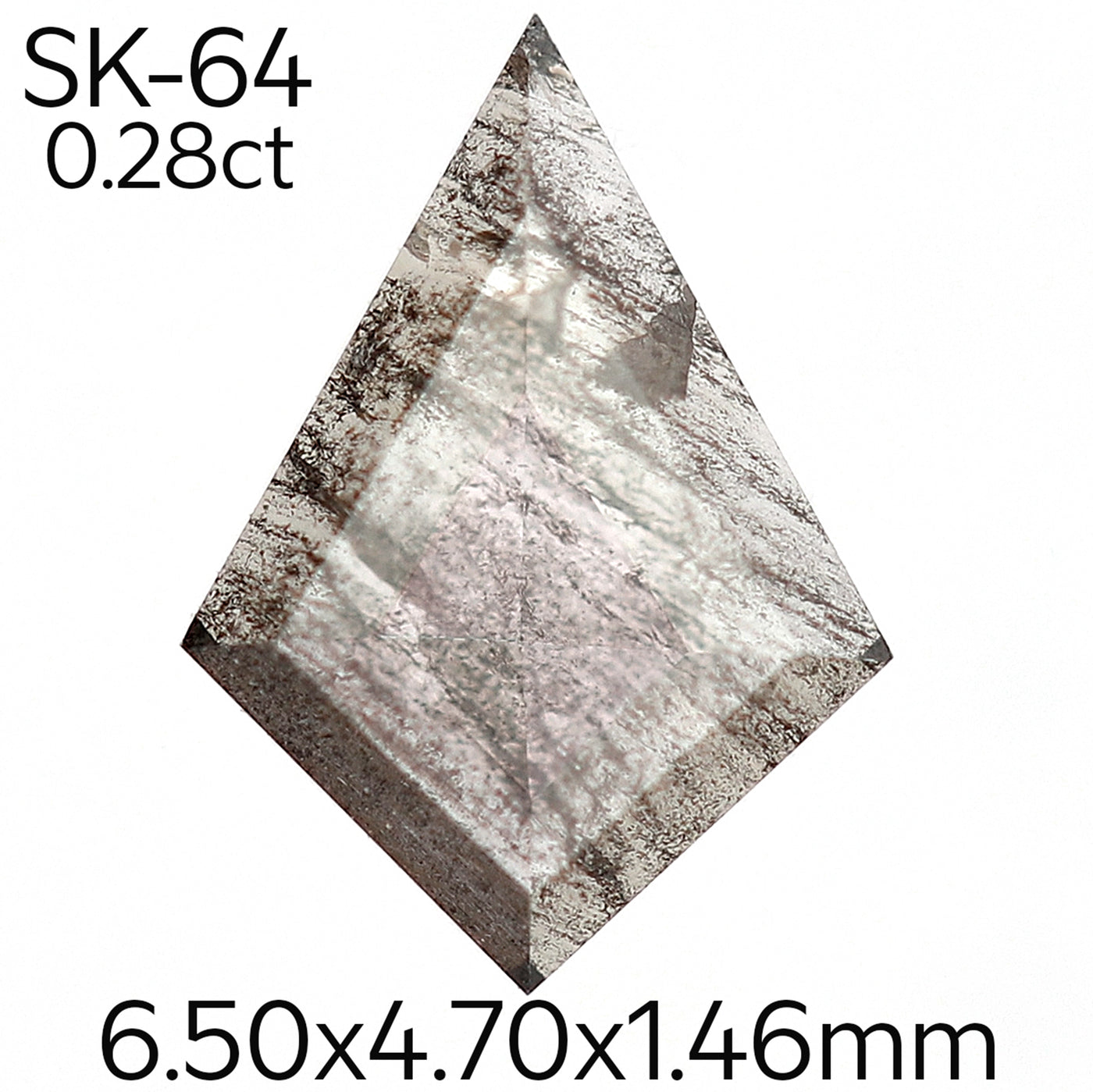 SK64 - Salt and pepper kite diamond