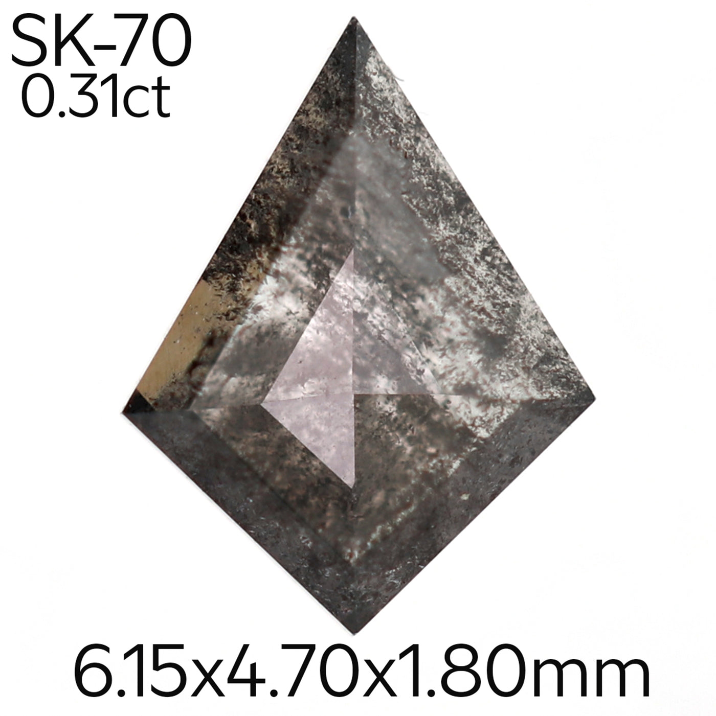 SK70 - Salt and pepper kite diamond