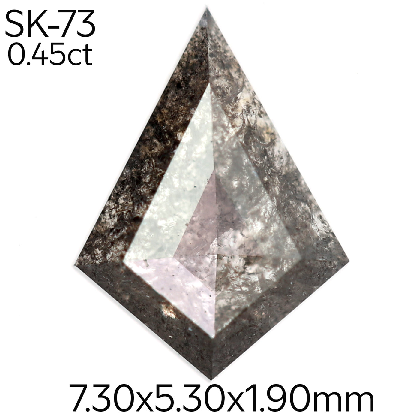 SK73 - Salt and pepper kite diamond