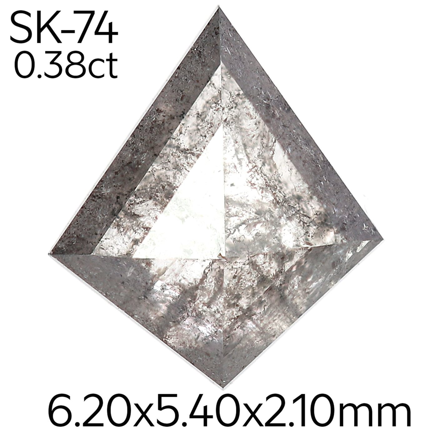 SK74 - Salt and pepper kite diamond