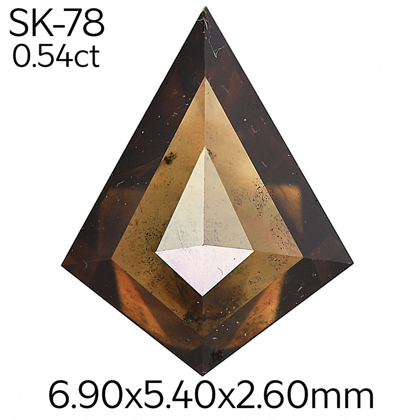 SK78 - Salt and pepper kite diamond