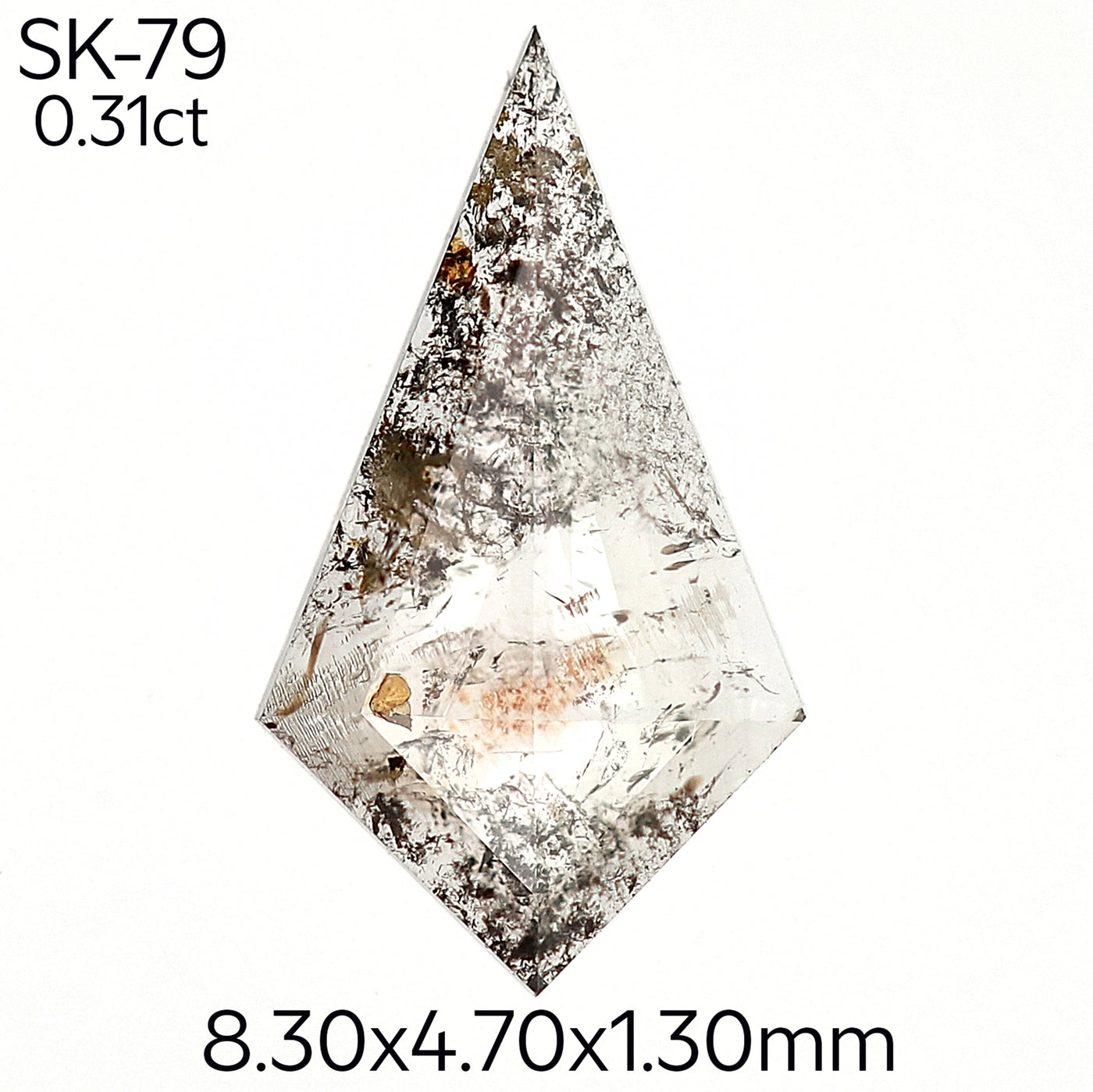 SK79 - Salt and pepper kite diamond