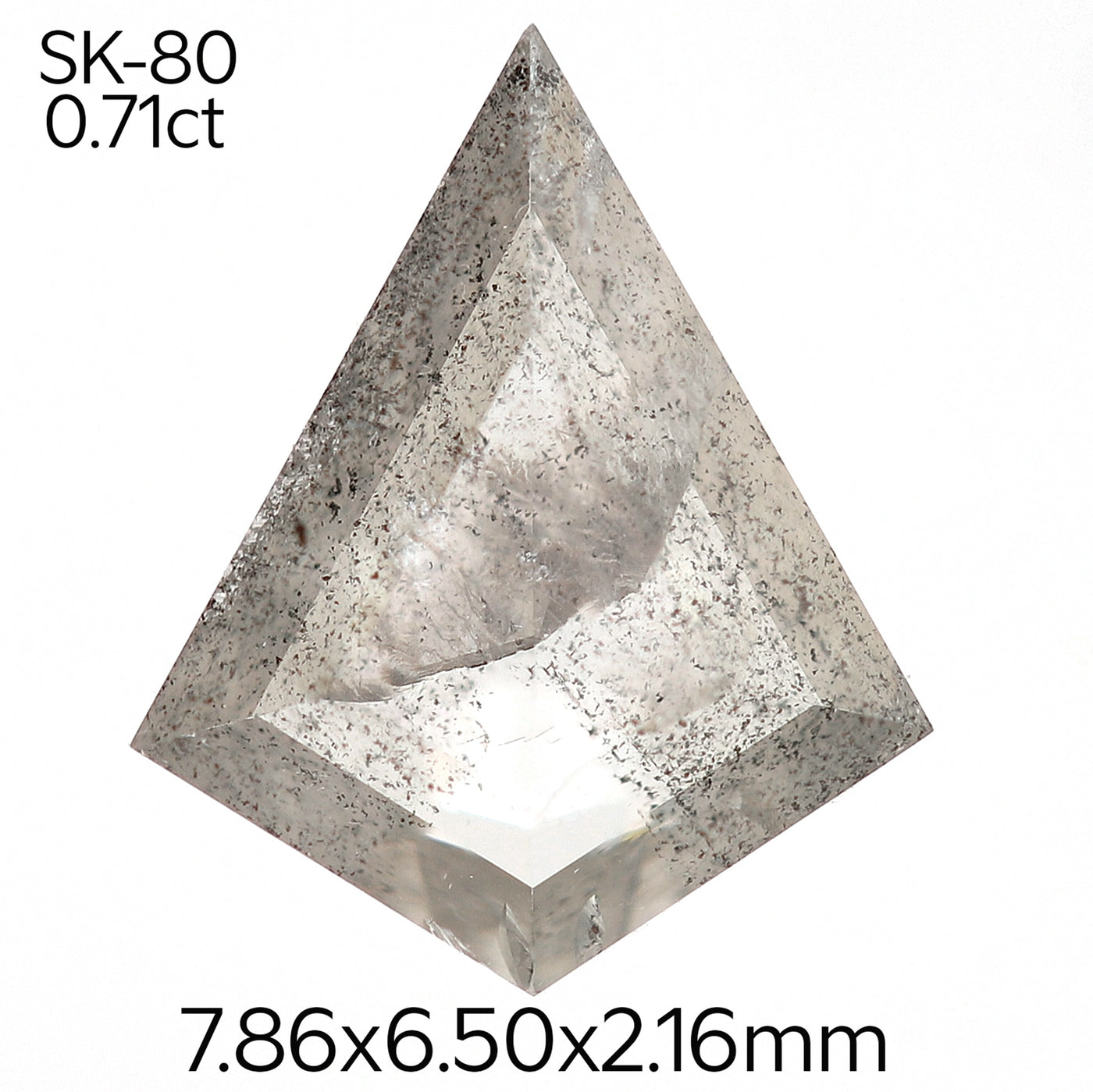 SK80 - Salt and pepper kite diamond