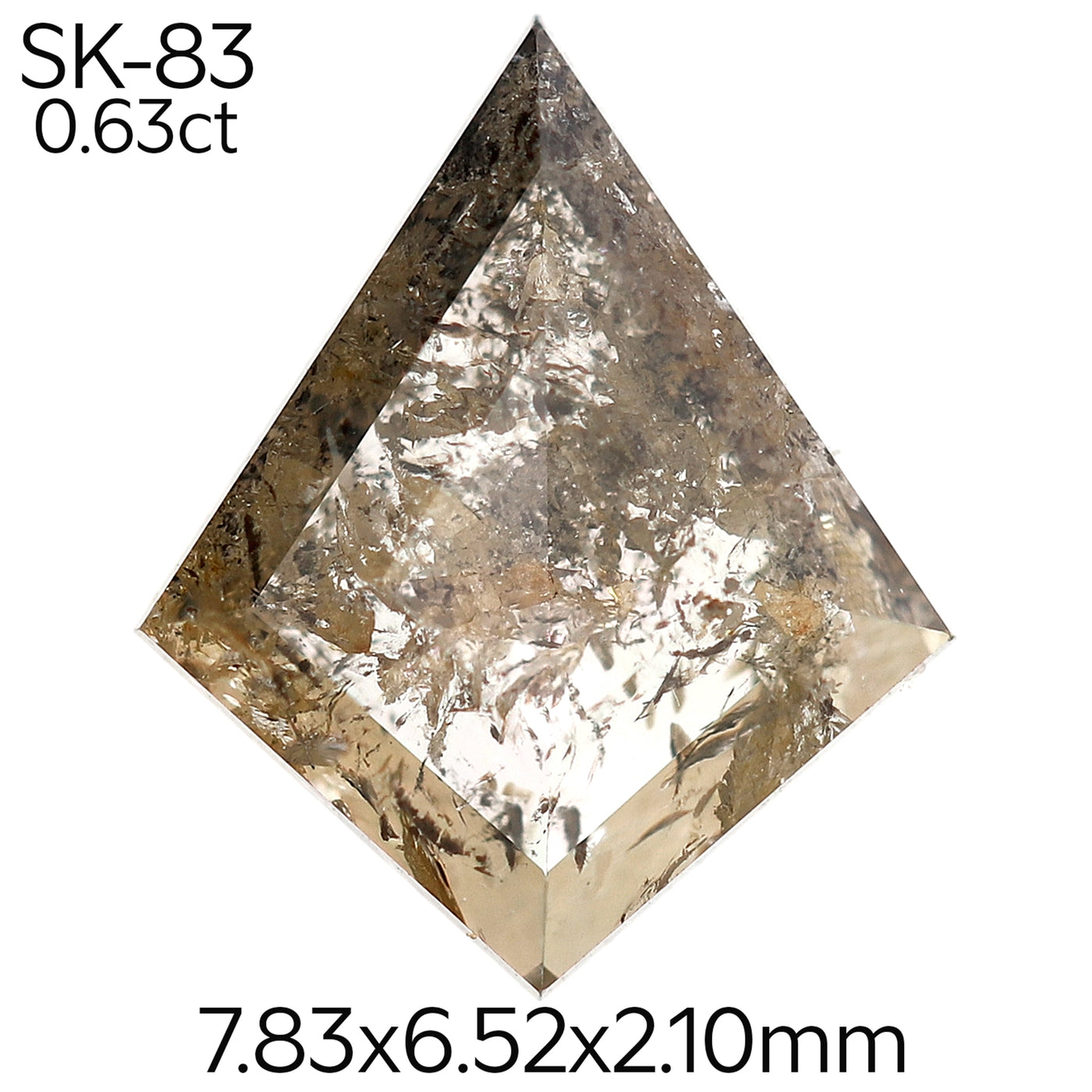 SK83 - Salt and pepper kite diamond