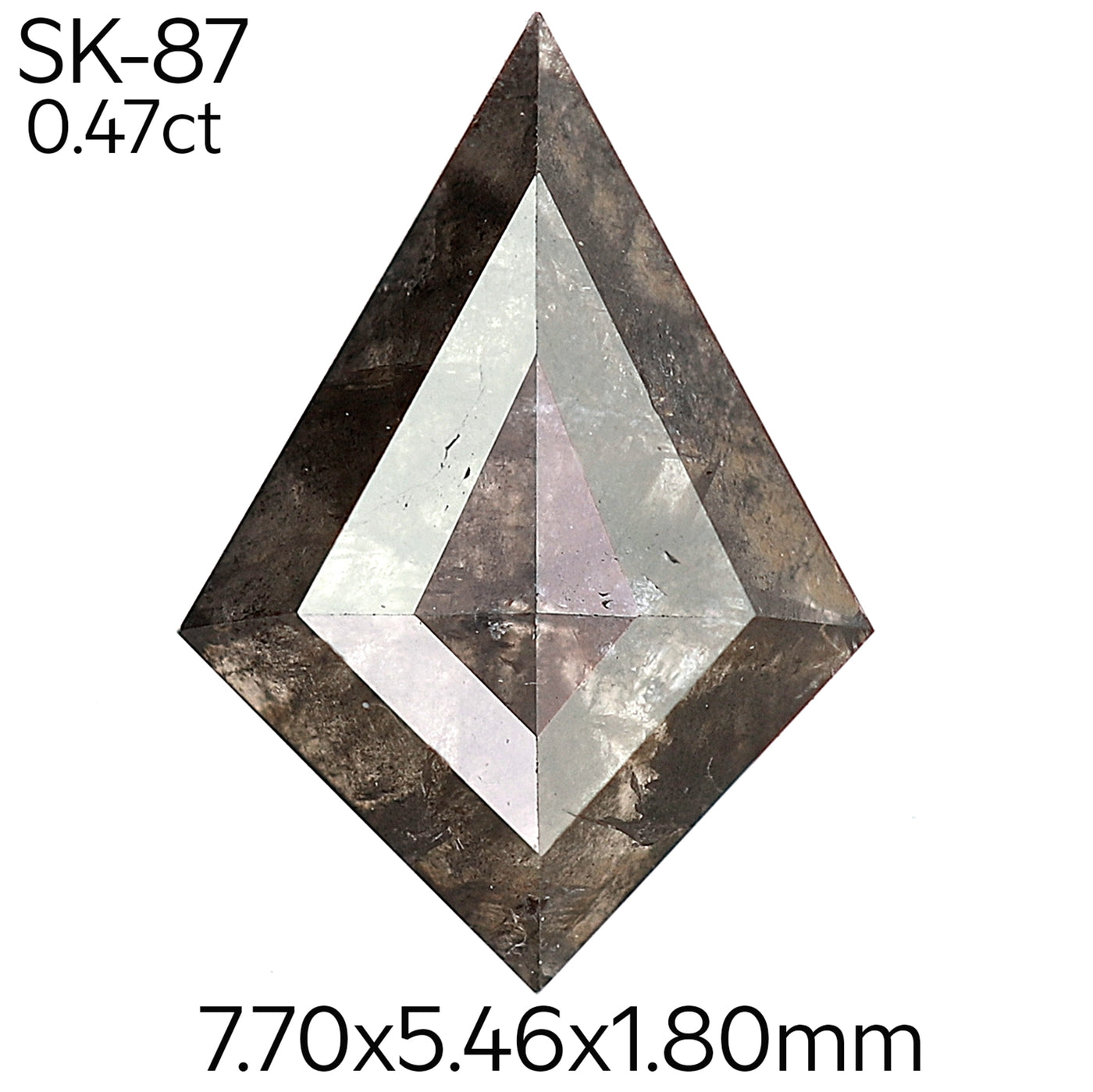 SK87 - Salt and pepper kite diamond
